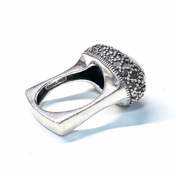 Sterling Silver & Yellow Gold Ring - Picture 3 of 4